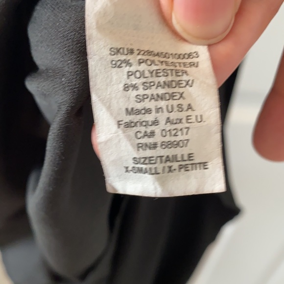 Le Chateau Slinky Black Dress, High Neck - Picture 7 of 7